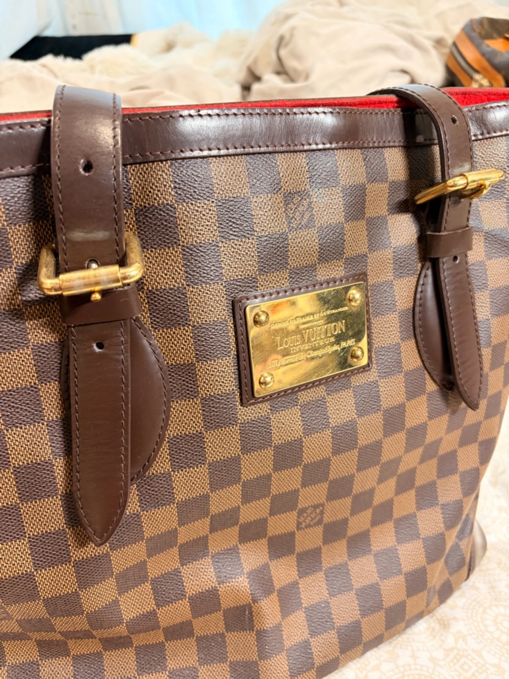Louis Vuitton Vernis Tompkins, Mitzve & Hampstead Damier GM Tote **BUNDLE** - Picture 11 of 17